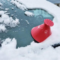 Car Scrape A Round Ice Windshield Snow Scraper