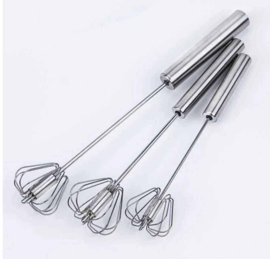 Semi-Automatic Hand Push Egg Beater Stainless