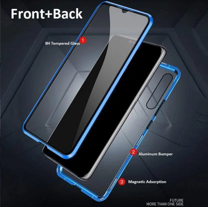 Tempered Glass Magnetic Adsorption Phone Case for Xiaomi Redmi