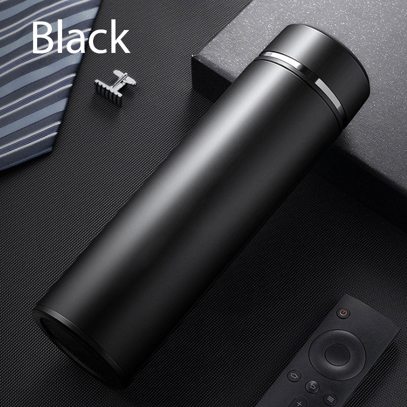 Temperature Display Vacuum Insulated Water Bottle