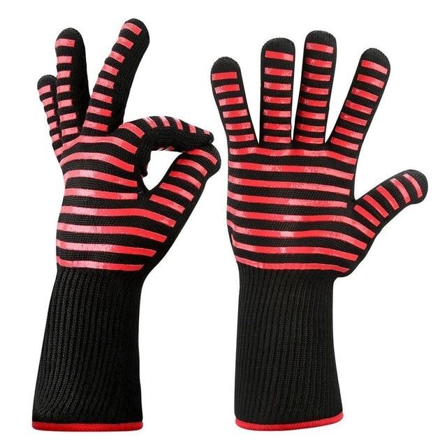 BBQ Gloves Extreme Heat Resistant 932°F (500°C)