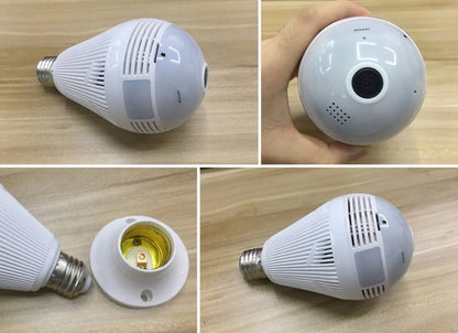💡 Panoramic Home Security Light Bulb 📹
