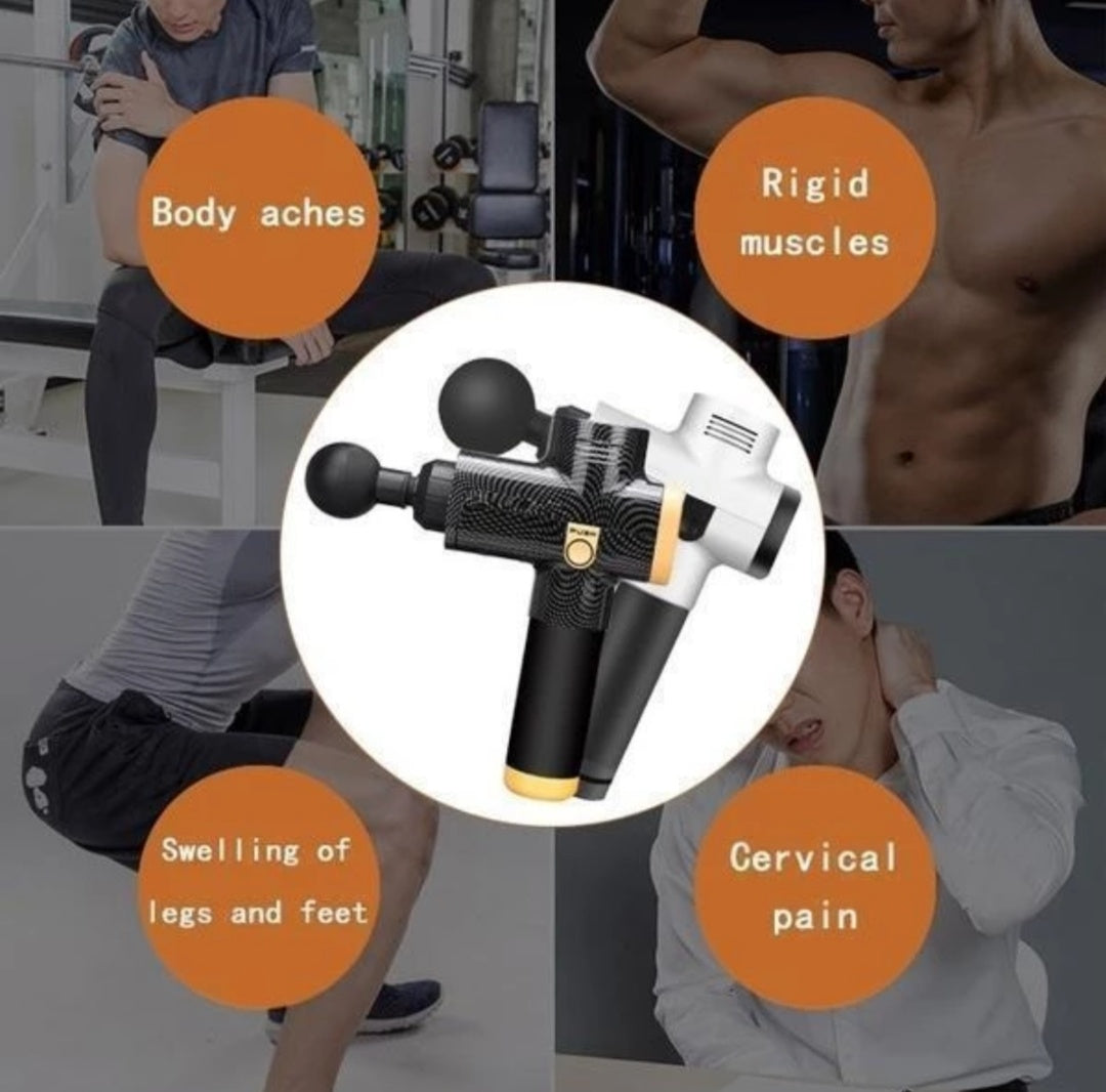 4 In One, Relieving Pain, 3 Speed Setting Body Deep Muscle Massager