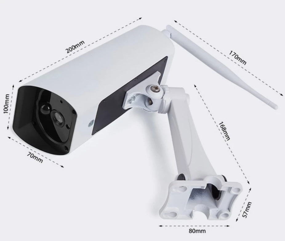 Solar and Weatherproof Security Camera