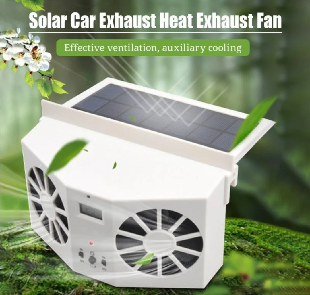 Solar Car Exhaust Heat Exhaust Fan