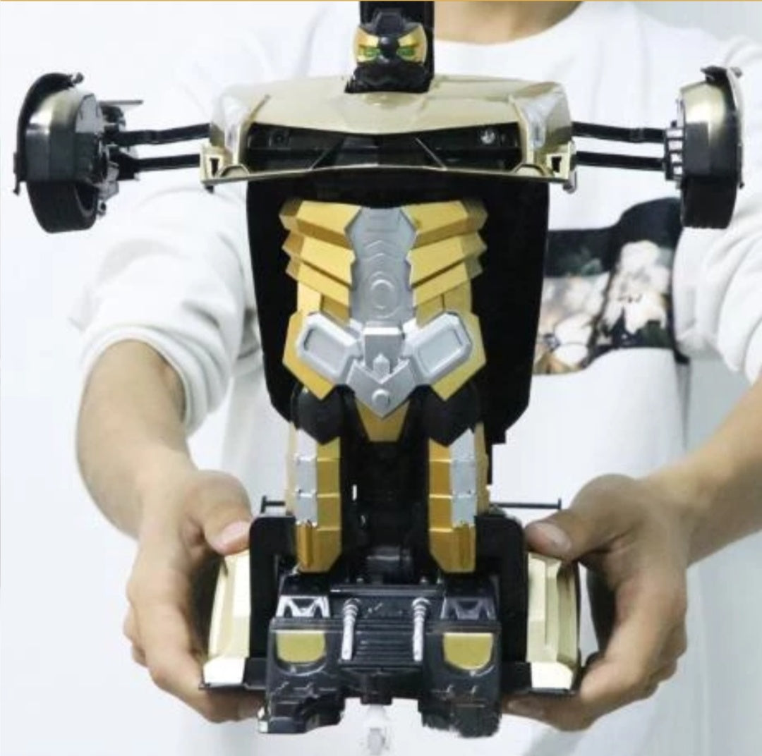 Transformer RC Toy Car with Gesture Sensing One-Button Deformation