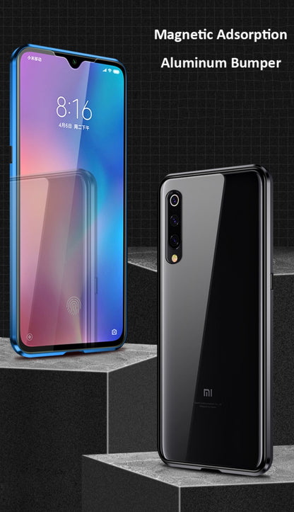 Tempered Glass Magnetic Adsorption Phone Case for Xiaomi Redmi