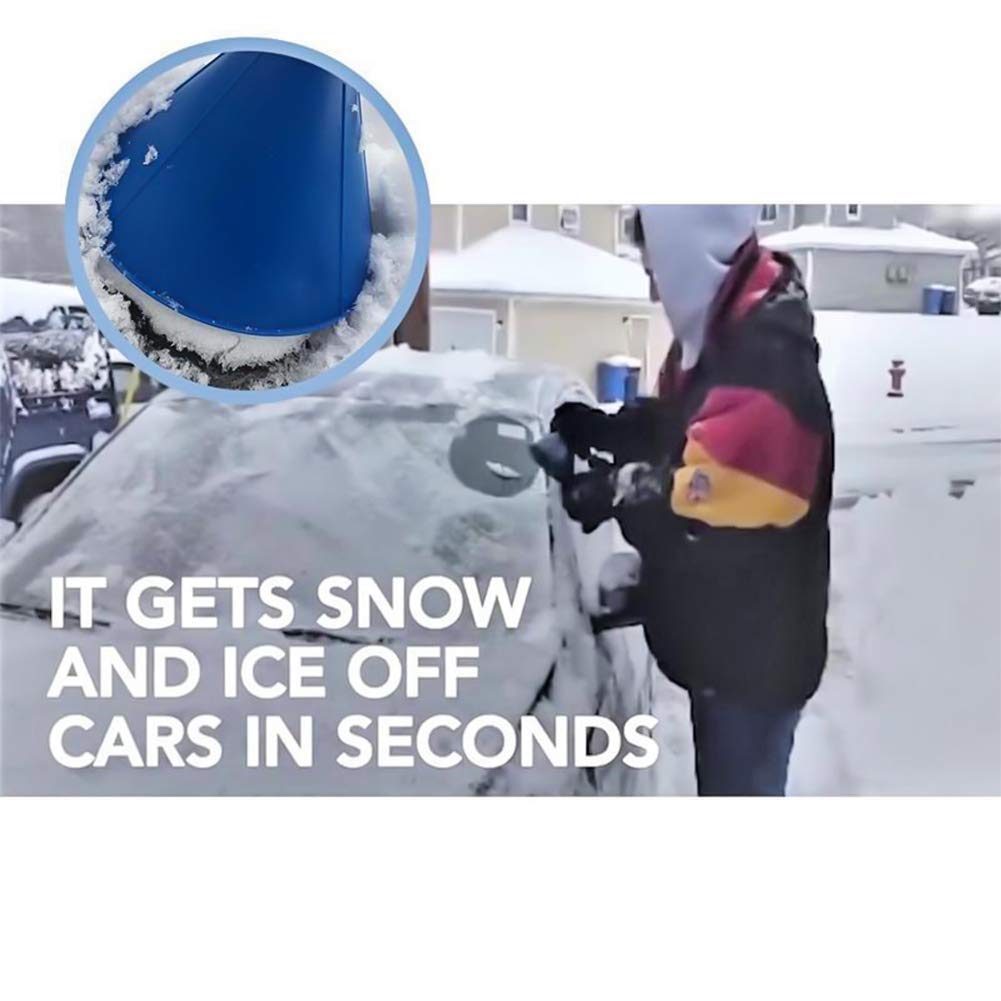 Car Scrape A Round Ice Windshield Snow Scraper