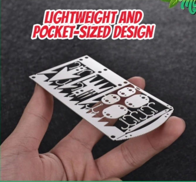 22-in-1 Outdoor Survival Card
