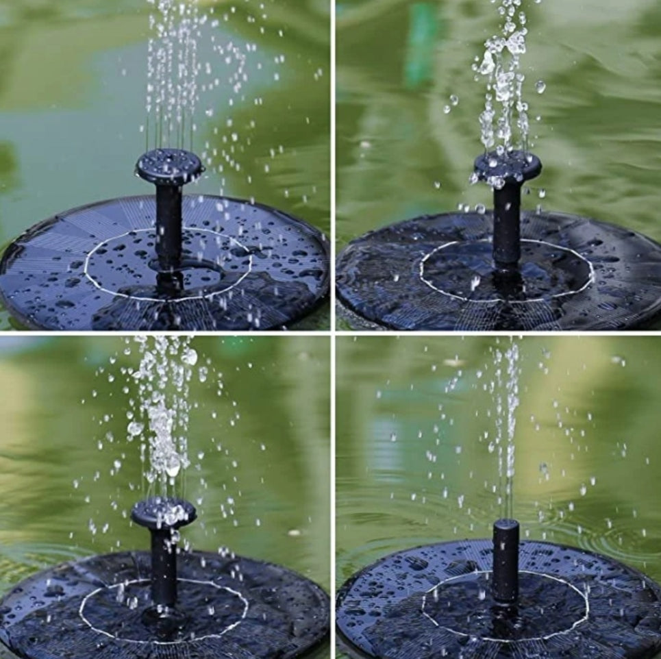 SOLAR-POWERED FOUNTAIN KIT FOR YOUR GARDEN!