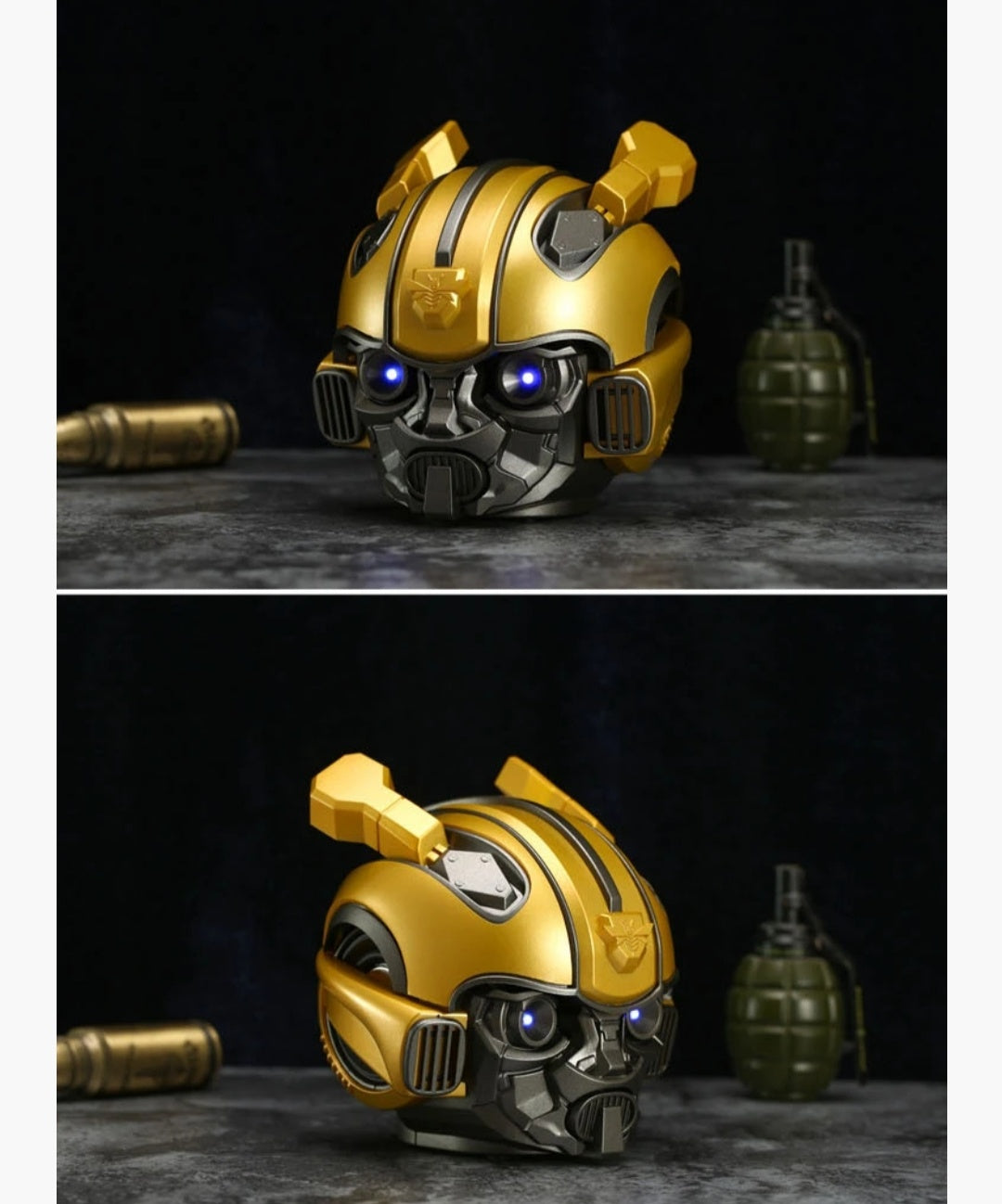 Bumblebee and Iron Man Bluetooth Bass Speaker