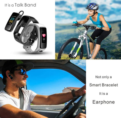 2-in-1 Smart Bracelet with Bluetooth Earphone