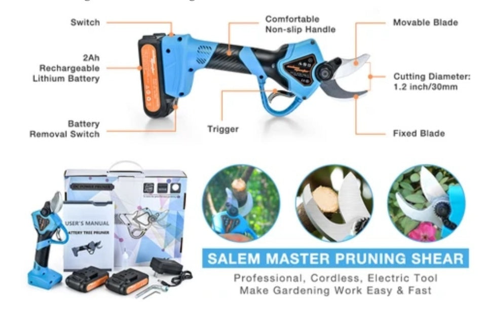 Electric branch scissors-Make Your Gardening Work Easy