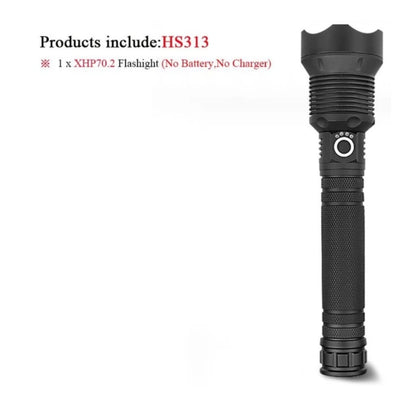 90000 LUMENS XHP70.2 MOST POWERFUL FLASHLIGHT