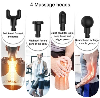 4 In One, Relieving Pain, 3 Speed Setting Body Deep Muscle Massager