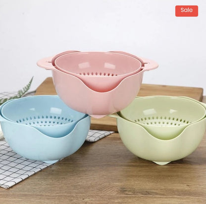 Double Plastic Drain Basket