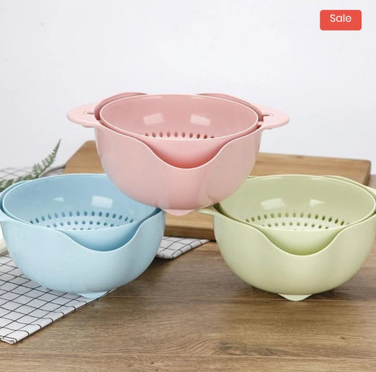 Double Plastic Drain Basket