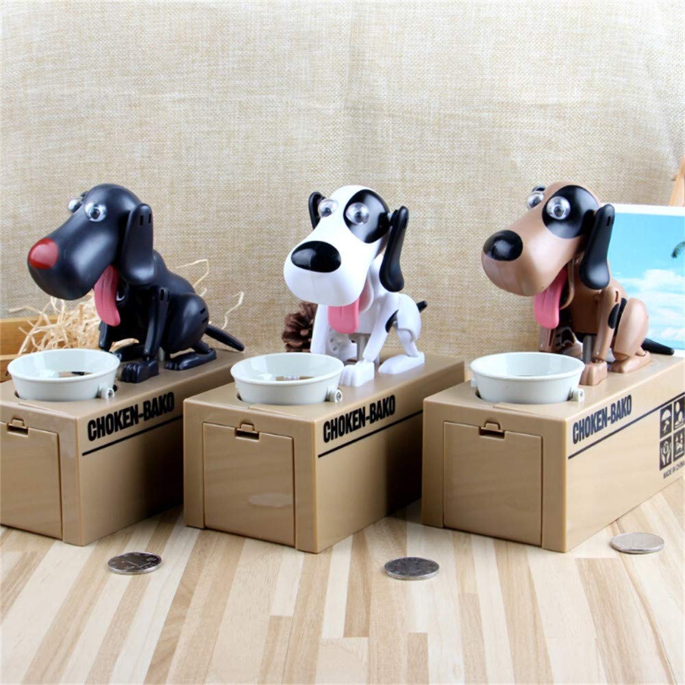 My Dog Piggy Bank - Robotic Coin Munching Toy Money Box
