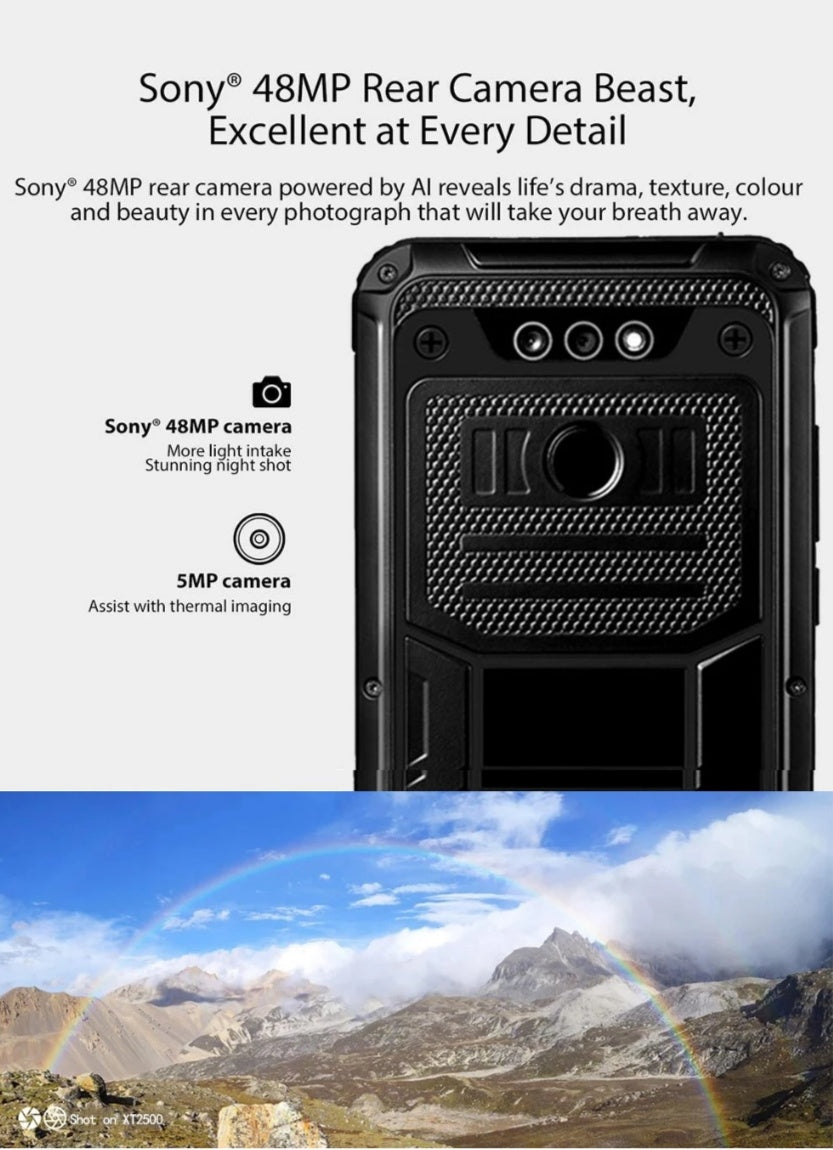 XT2500 Pro Global Smartphone Helio X30 Android 8.1 6GB+128GB Waterproof 6580mAh