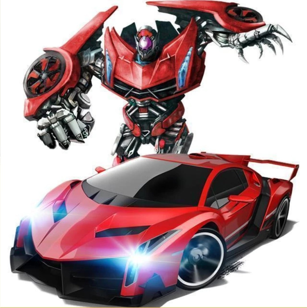Transformer RC Toy Car with Gesture Sensing One-Button Deformation