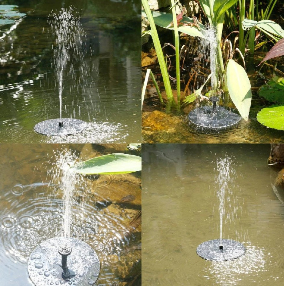 SOLAR-POWERED FOUNTAIN KIT FOR YOUR GARDEN!
