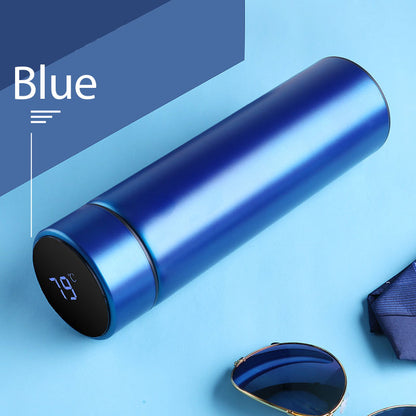 Temperature Display Vacuum Insulated Water Bottle