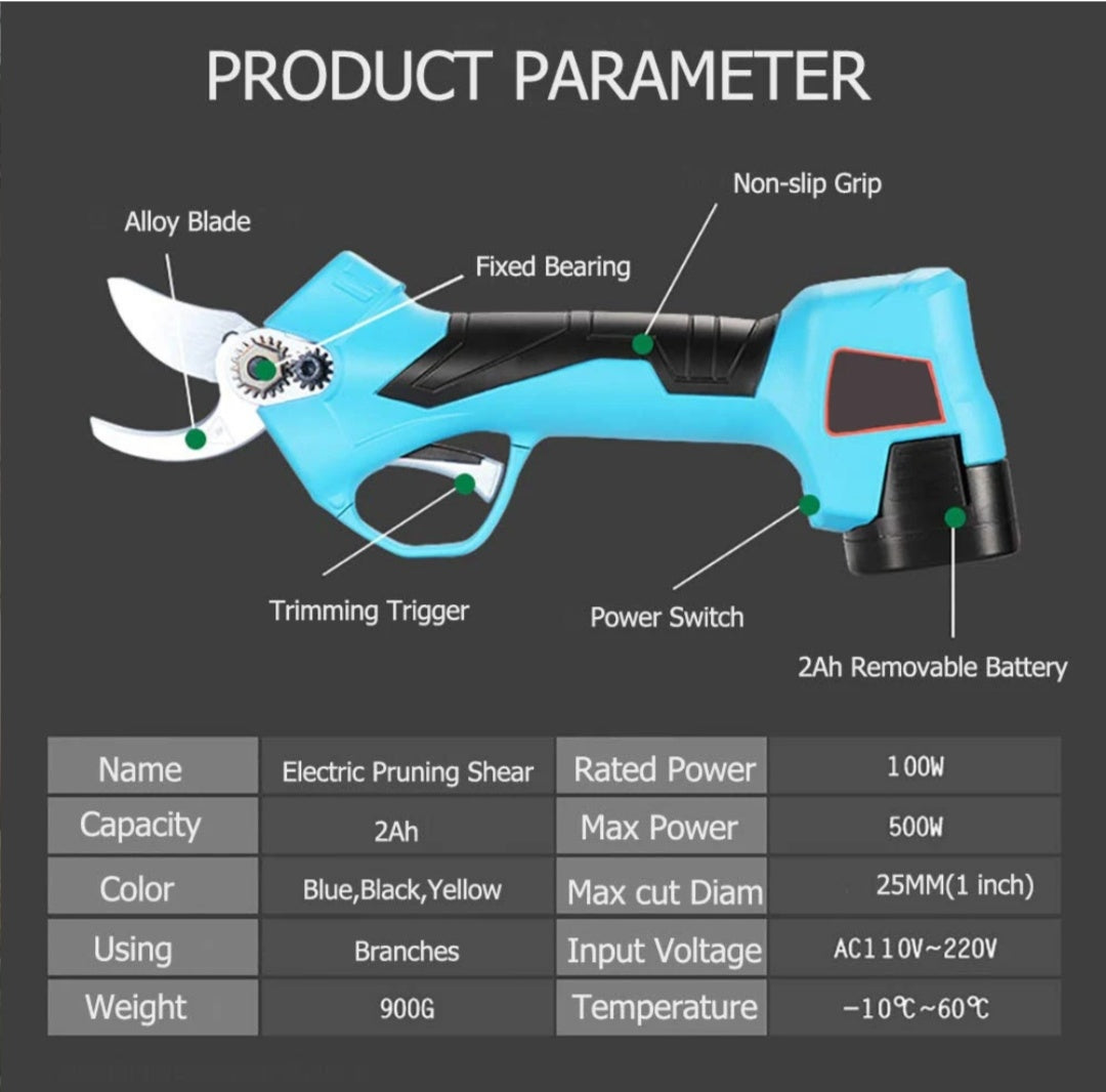 Electric branch scissors-Make Your Gardening Work Easy