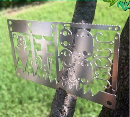 22-in-1 Outdoor Survival Card