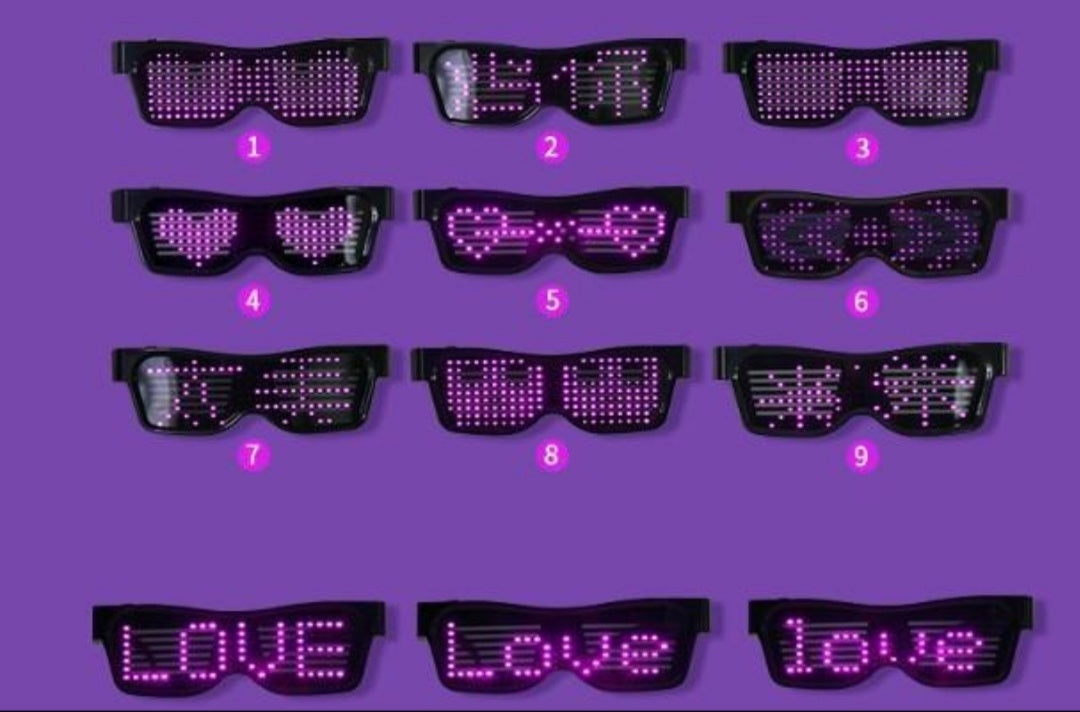 LED Glowing Glasses Party