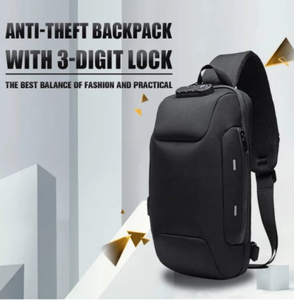 Anti-theft Backpack With 3-Digit Lock