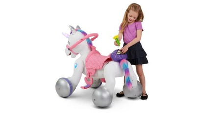12-Volt Unicorn Smart Interactive Ride-On Toy
