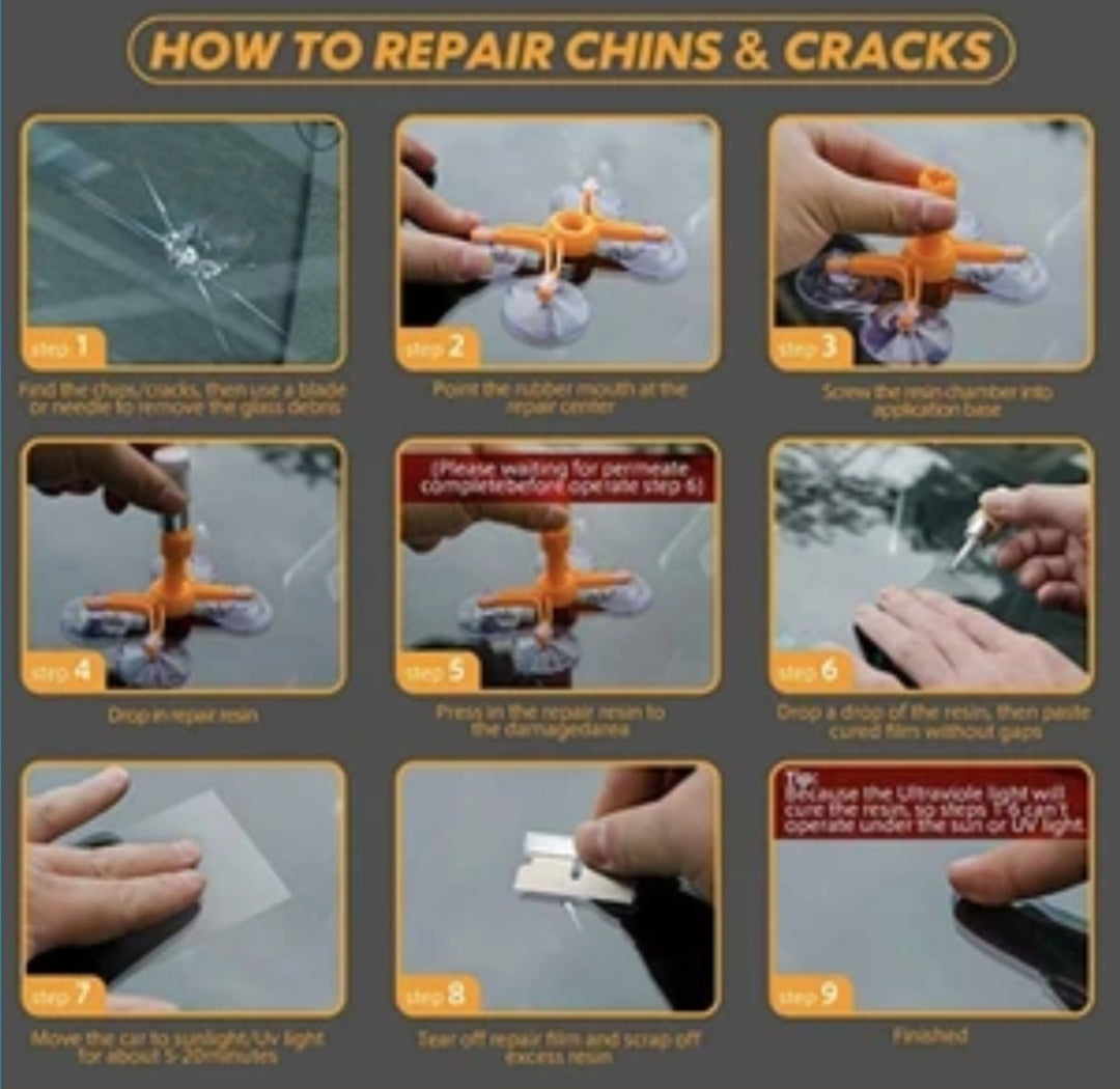 Cracked Glass Corrector Set