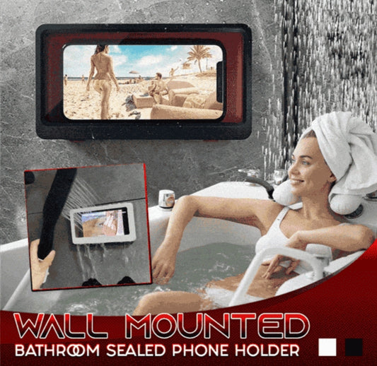 Wall-Mounted Bathroom Sealed Phone Holder