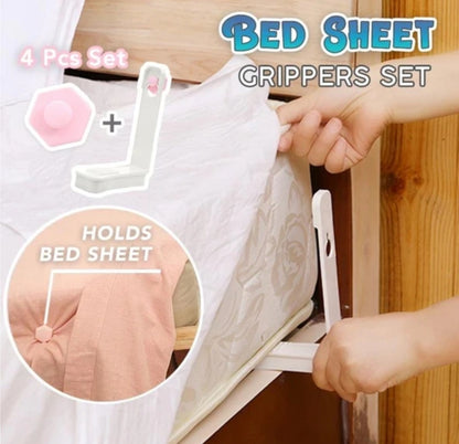 Bed Sheet Grippers Clip Set
