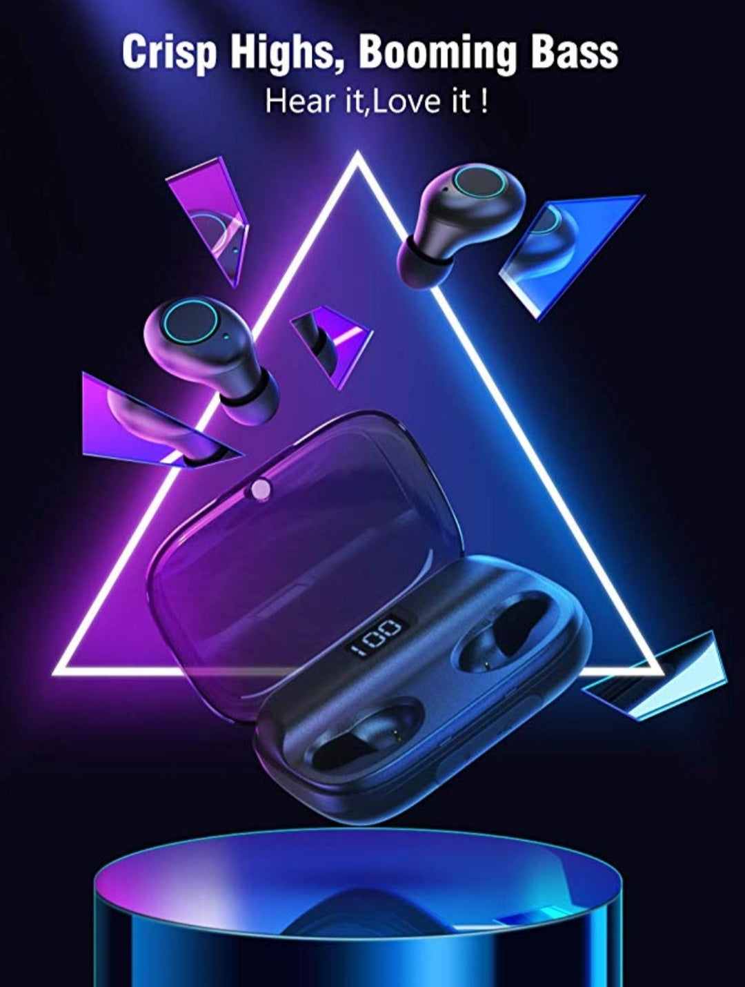 The Strongest True Touch Control Wireless Earbuds