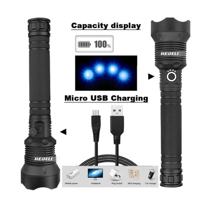 90000 LUMENS XHP70.2 MOST POWERFUL FLASHLIGHT
