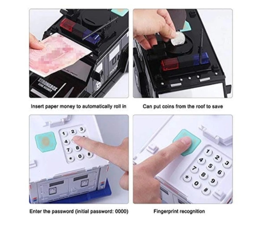 ELECTRONIC MONEY BANK CODE ARMORED HUMMER CAR