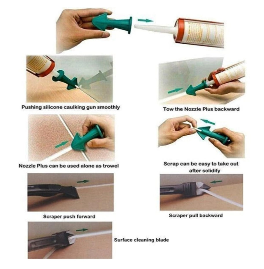 Caulk Nozzle Scraper Set