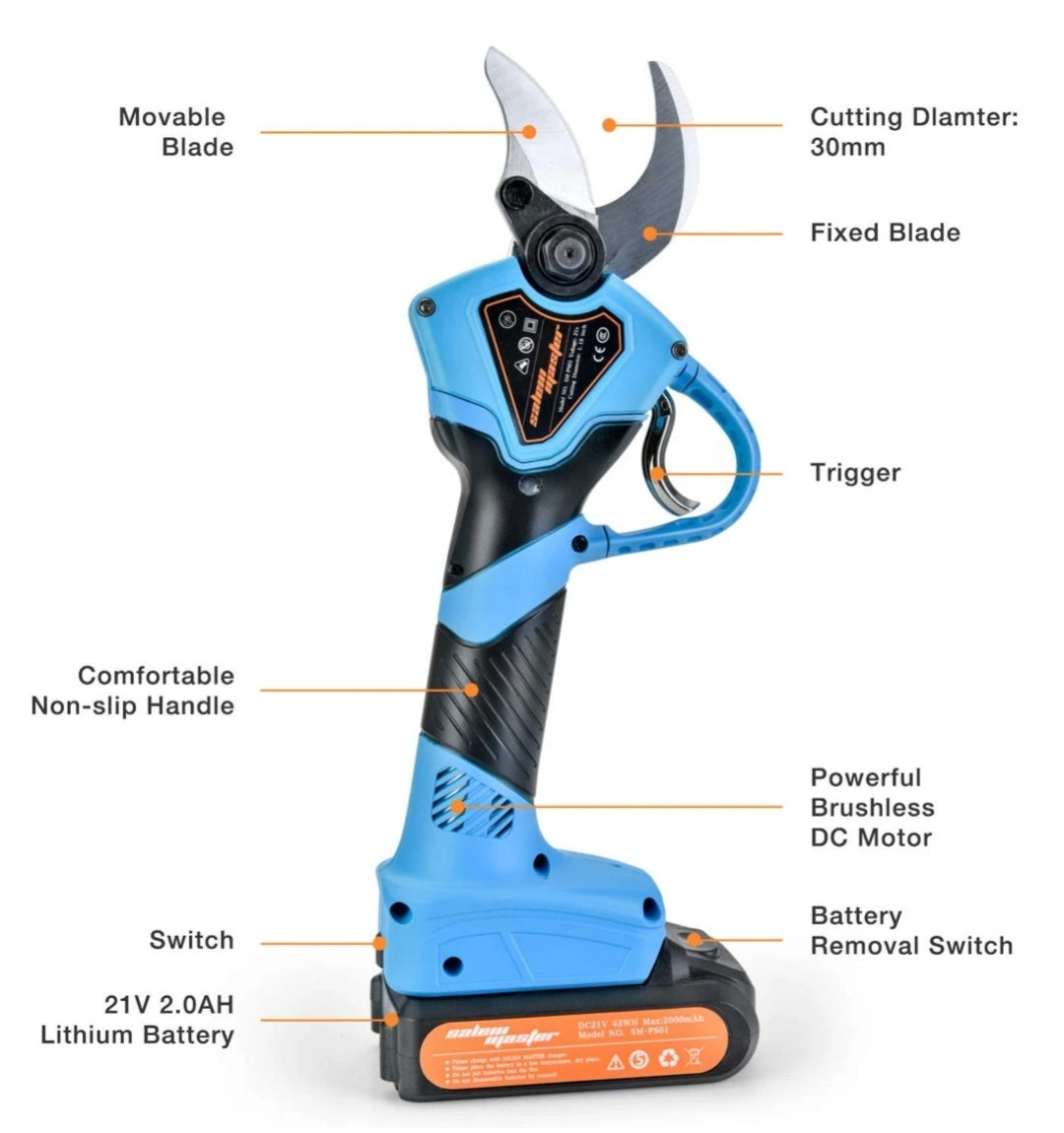Electric branch scissors-Make Your Gardening Work Easy