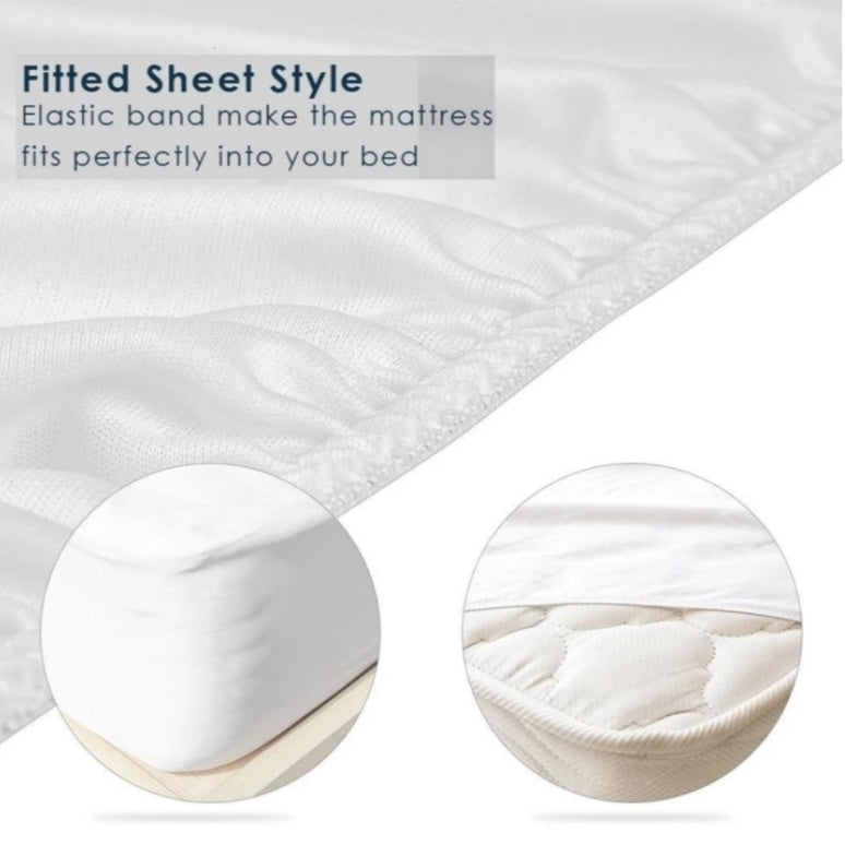 Bed Shield™ Waterproof Mattress Protector - Fitted Sheet - Anti Bed Bug - Anti D