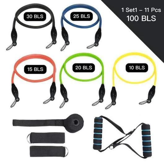 Resistance Band Set ( 11 Piece Set )