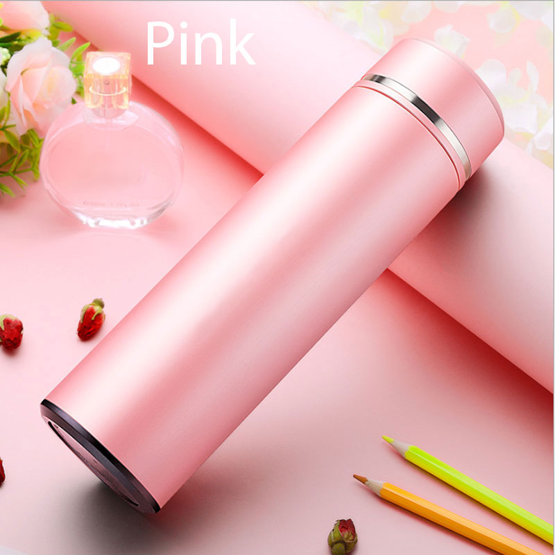 Temperature Display Vacuum Insulated Water Bottle