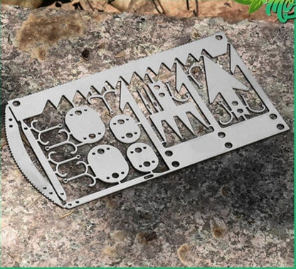 22-in-1 Outdoor Survival Card