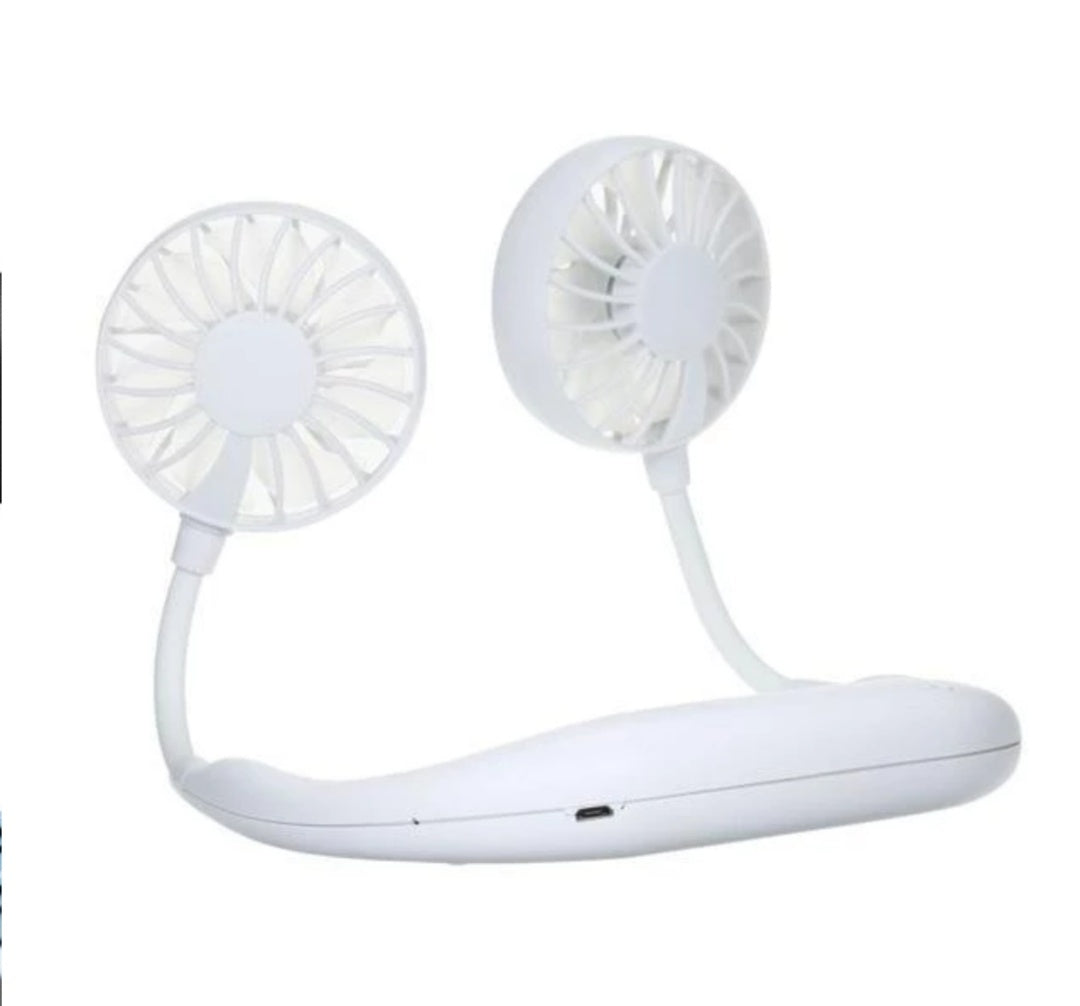 Max My Look™ Portable Wearable Rechargeable Fan (Comes In Multiple Colors)