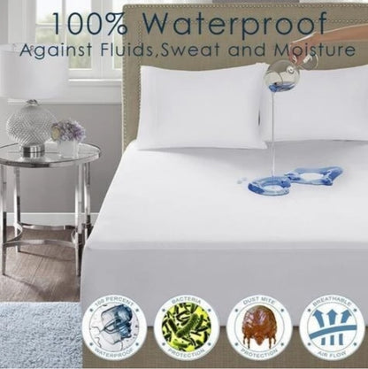Bed Shield™ Waterproof Mattress Protector - Fitted Sheet - Anti Bed Bug - Anti D