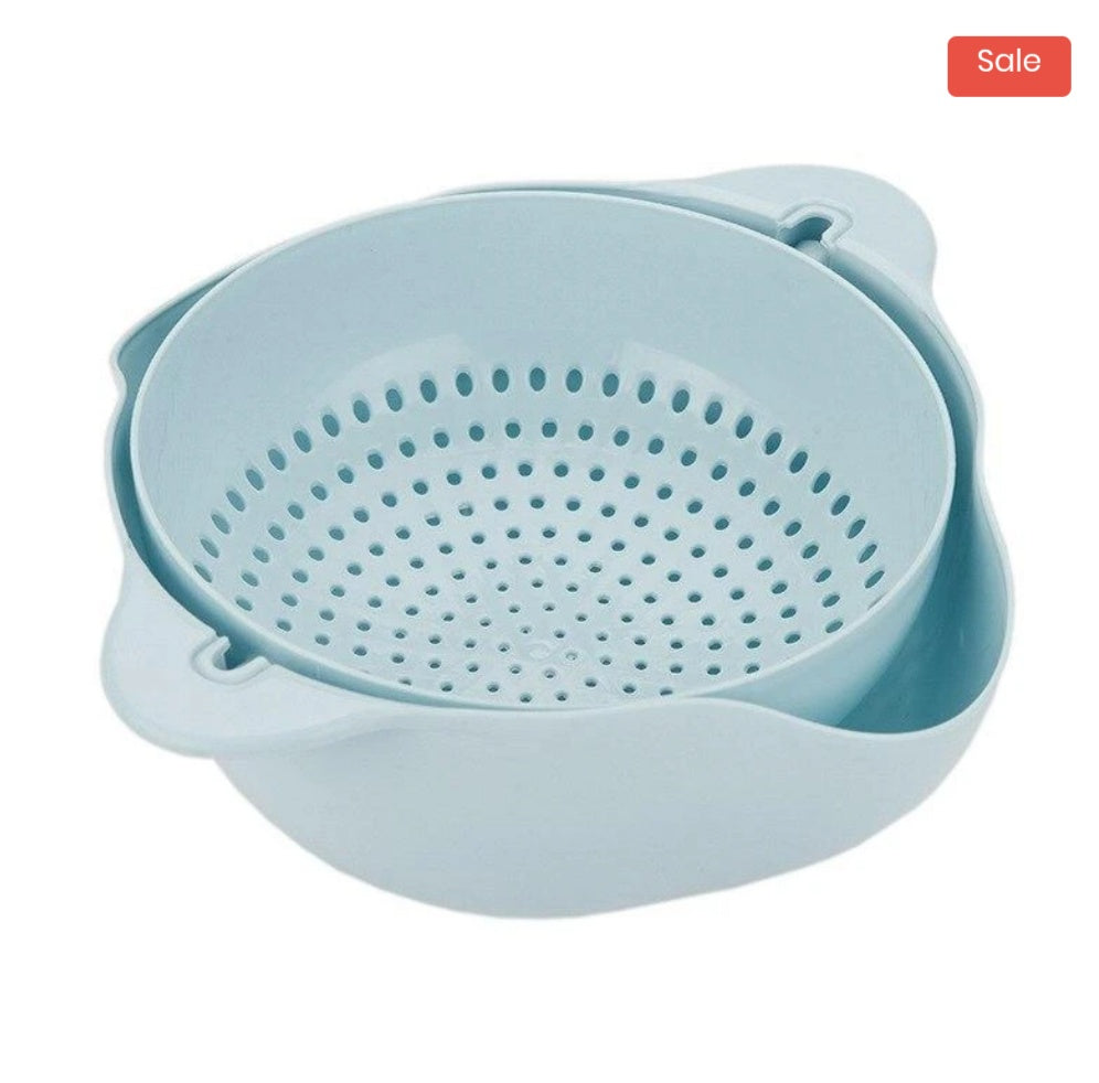 Double Plastic Drain Basket