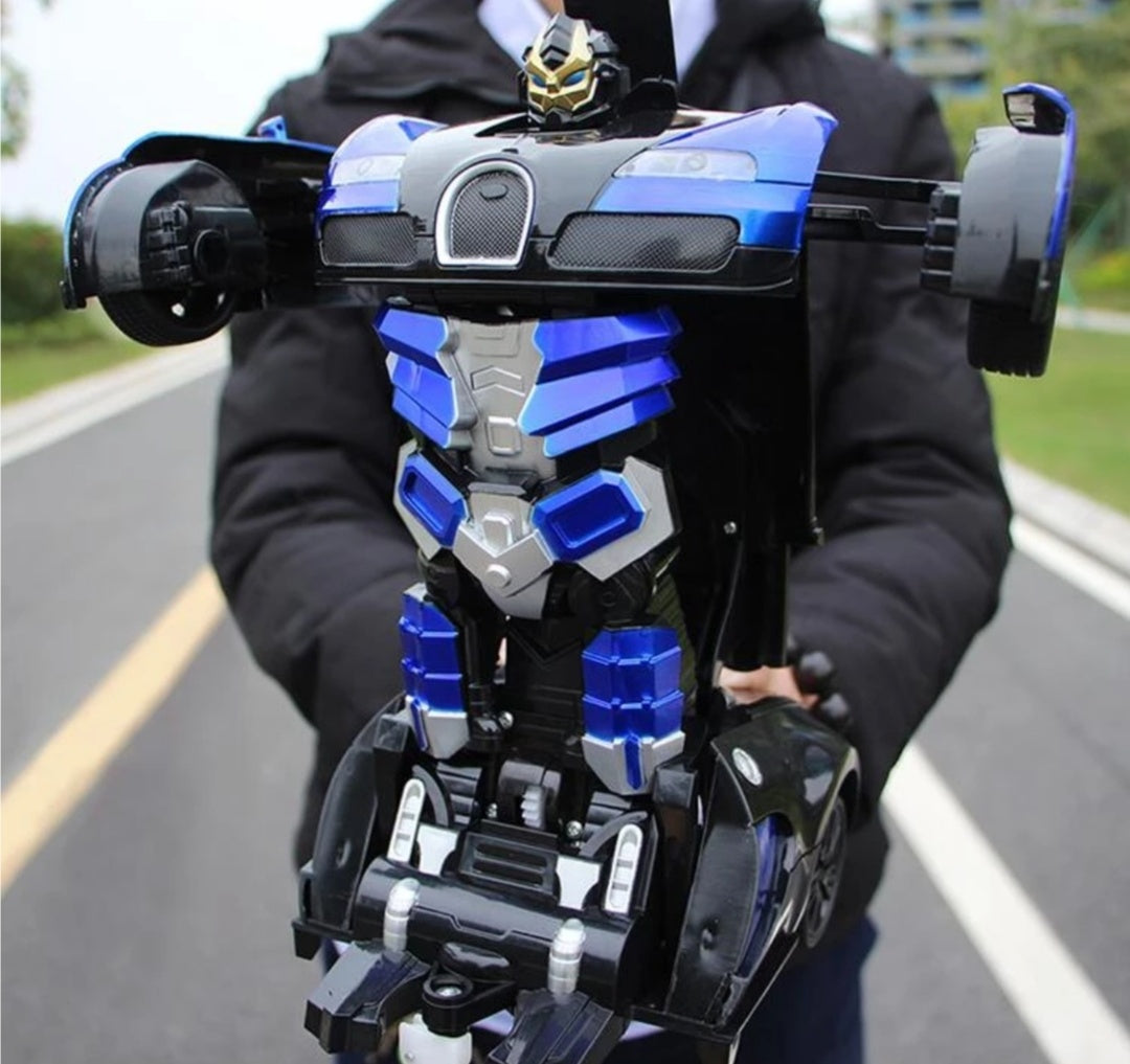 Transformer RC Toy Car with Gesture Sensing One-Button Deformation