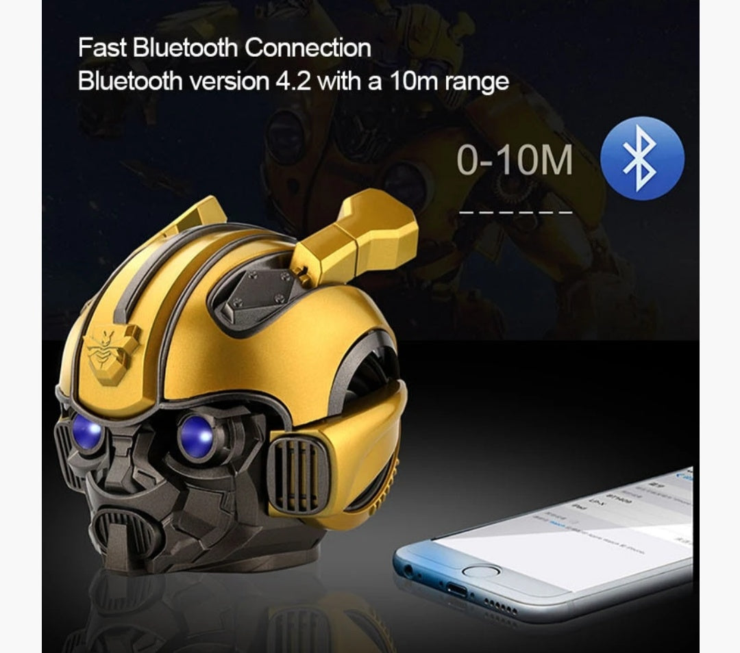 Bumblebee and Iron Man Bluetooth Bass Speaker