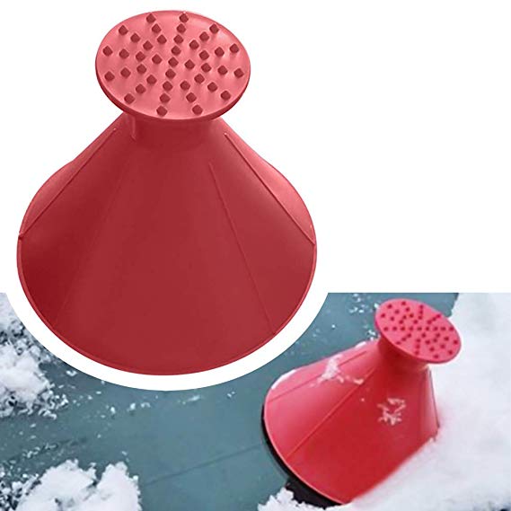 Car Scrape A Round Ice Windshield Snow Scraper