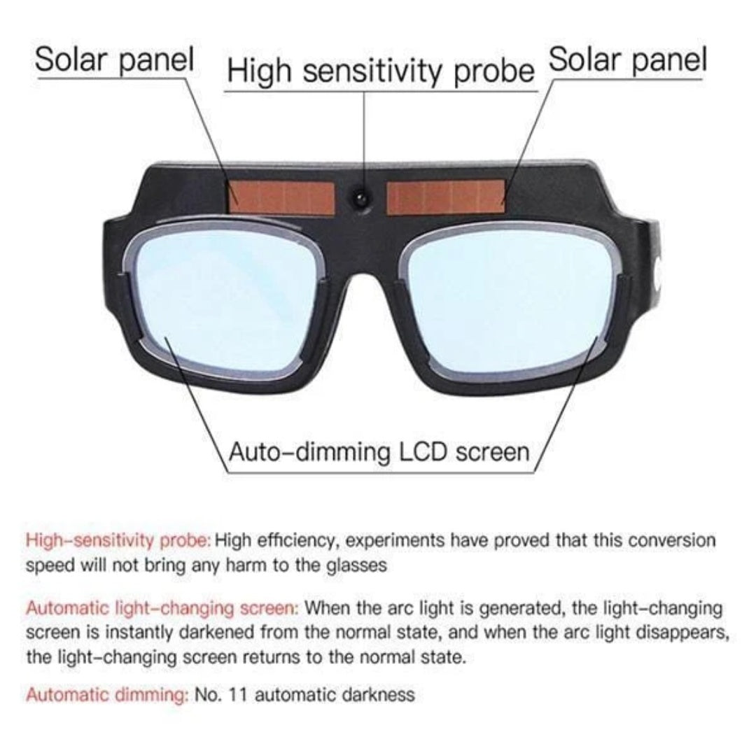 Auto Darkening Welding Glasses